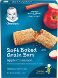 Gerber Soft Baked Apple Cinnamon Grain Bars, 156g - QualityFood