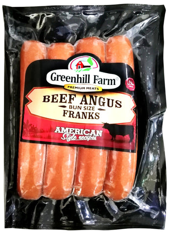 Greenhill Farm Angus Beef Franks 424g - QualityFood