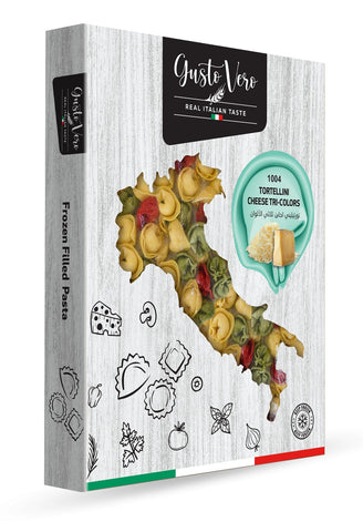 Gusto Vero Tortellini 4 Cheese Tri-Colour 300g - QualityFood
