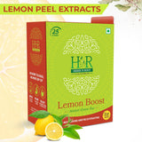 Herbs N Root Lemon Boost Instant Green Tea | Rich Antioxidant | Detox Tea | 100% Natural Extracts | 50g (25 Sticks x 2g) - QualityFood
