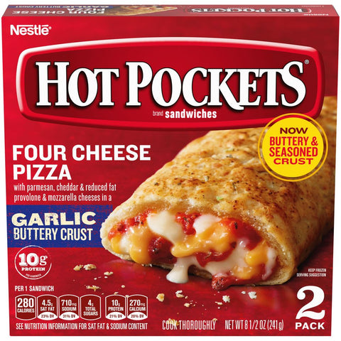 Hot Pockets 4 Cheese Pizza 241g - QualityFood
