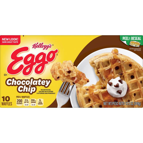 Kellogg's Eggo Choc Chip Waffles 349g - QualityFood