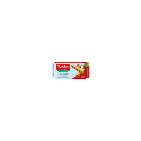 Loacker Classic Less Sugar Hazelnut Crispy Wafers 45g - QualityFood