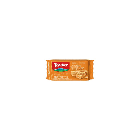 Loacker Classic Peanut Butter Crispy Wafers 45g - QualityFood