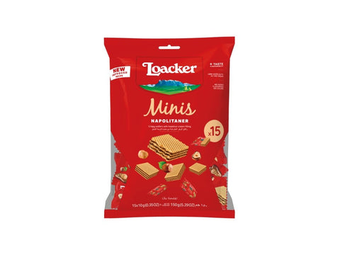 Loacker Minis Napolitaner Wafers 150g - QualityFood