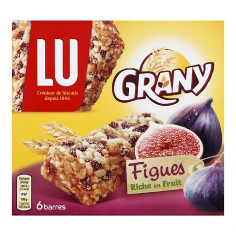 LU Grany Fig Cereal Bars 6X125g - QualityFood