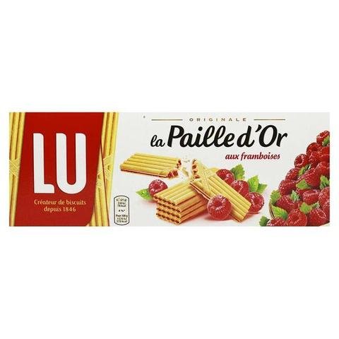 LU Paille D'or Raspberry Filled Biscuits 170g - QualityFood
