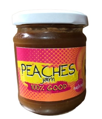 Mammamia Peach Jam 220g - QualityFood