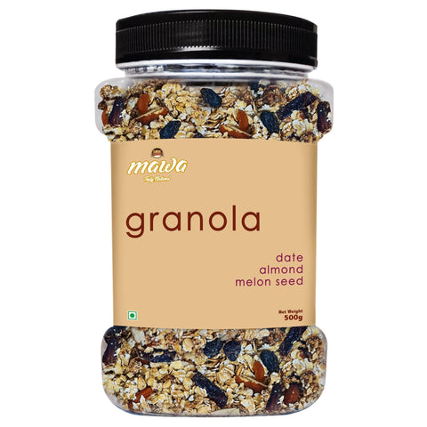 Mawa Granola (Date, Almond, Melon Seed) 500g - QualityFood