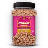 Mawa Slightly Salted Baked Cashews with Skin (Plastic Jar) 500g - QualityFood