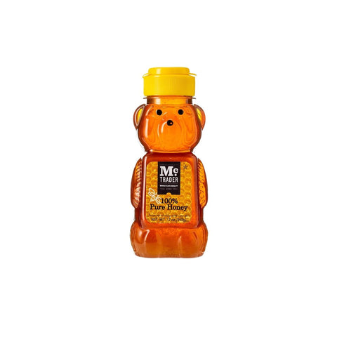 MC Trader 100% Honey Bear, PET bottle 340g - QualityFood