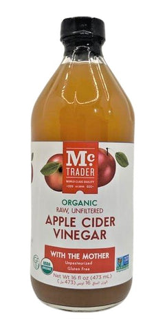 MC Trader Organic Apple Cider Vinegar 473ml - QualityFood