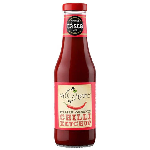 Mr Organic Chilli Ketchup 480g - QualityFood