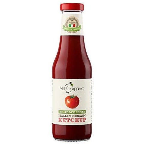 Mr Organic Ketchup No Added Sugar 480g - QualityFood