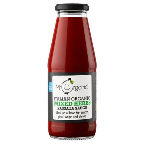 Mr Organic Mixed Herbs Passata Sauce 400g - QualityFood