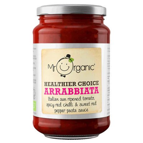Mr Organic Organic Chilli Arrabiata Pasta Sauce 350g - QualityFood