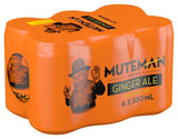 Muteman Ginger Ale Premium 6 x 330ml - QualityFood