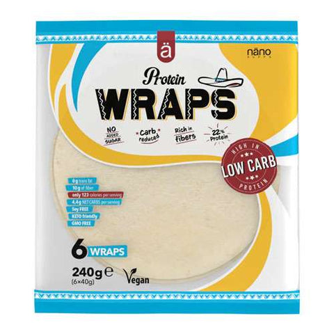 Nano Supps Protein Wraps (6x40g) 240g - QualityFood