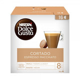 Nescafe Dolce Gusto Cortado Espresso Macchiato (16x6.3g) 100.8g - QualityFood