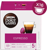 Nescafe Dolce Gusto Espresso Coffee Capsules (16x6.3g) 100.8g - QualityFood