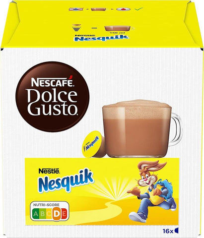 Nescafe Dolce Gusto Nesquik Chocolate Coffee, (16x16g) 256g - QualityFood