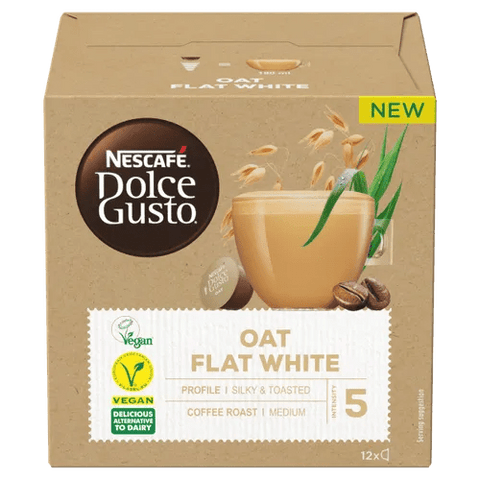 Buy Nescafe Dolce Gusto Oat Flat White Coffee For Vegan