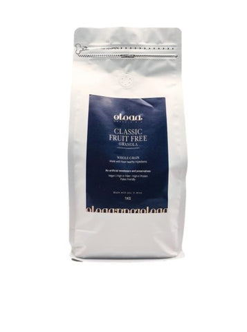 Oloaa Classic Fruit Free Granola 1000g - QualityFood