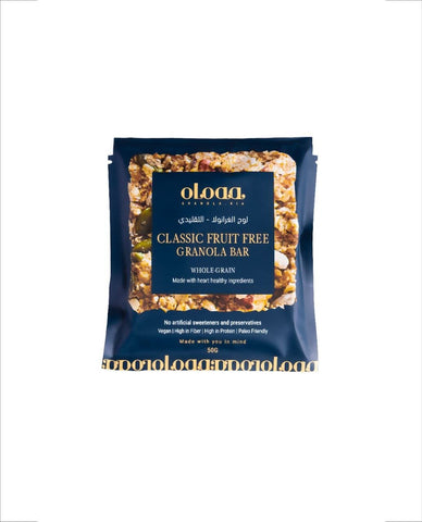 Oloaa Classic Fruit Free Granola 50g - QualityFood