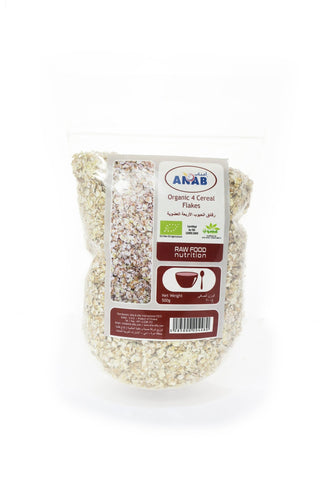 Organic 4 Cereals Flakes - QualityFood