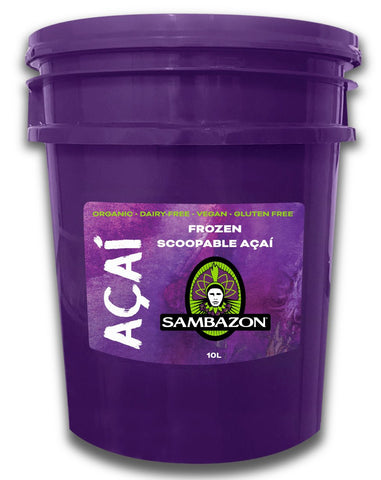 Organic Frozen Scoopable Açaí Sorbet 10L - QualityFood