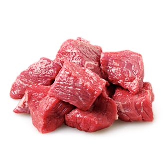 Organic Grass Fed Beef Cubes - 500g - QualityFood