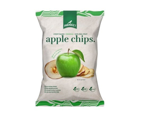 Parakeet Gluten Free,Vegan & Zero Sugar Green Apple Chips - Original 30g - QualityFood