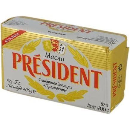 President Unsalted Butter 400g - QualityFood