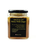 Queen Bee Honey Mixed With Ginger 350g - QualityFood