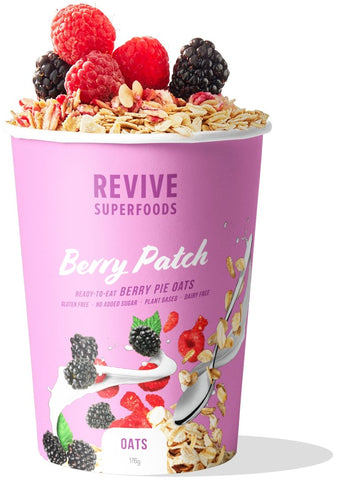 Raspberry & Black Berry Oats Superfoods smoothie 176g - QualityFood
