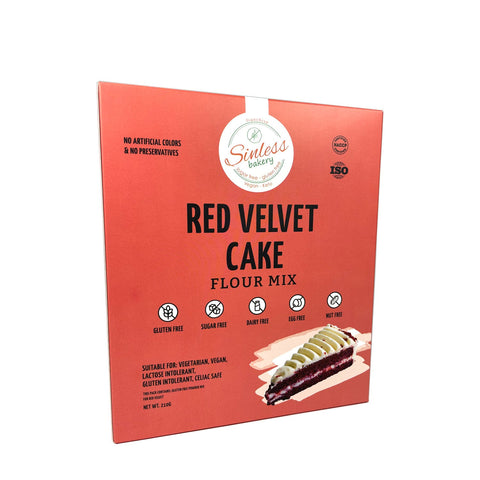 Red Velvet Cake Flour Mix 210g - QualityFood
