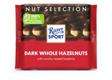 Ritter Sport Dark Whole Hazelnuts Chocolate 100g - QualityFood