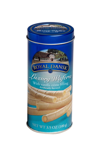 Royal Dansk Luxury Wafers Vanilla Crème 100g - QualityFood