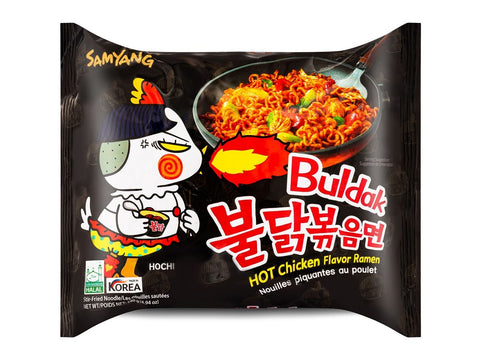 Samyang Buldak Hot Chicken spicy flavor Black Korean Ramen noodles 140g - QualityFood