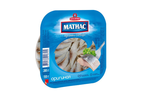 Santa Bremor Delicacy "Matjas" Herring Fillet Original 200g - QualityFood