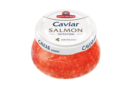 Santa Bremor Salmon Caviar "Stolnaya" Imitation Pasteurized 230g - QualityFood
