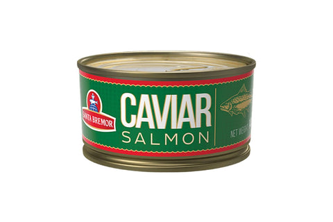 Santa Bremor Salmon Caviar & Tin 140g - QualityFood