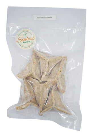 Sinless Bakery Frozen Keto Spinach Fatayer 230g - QualityFood