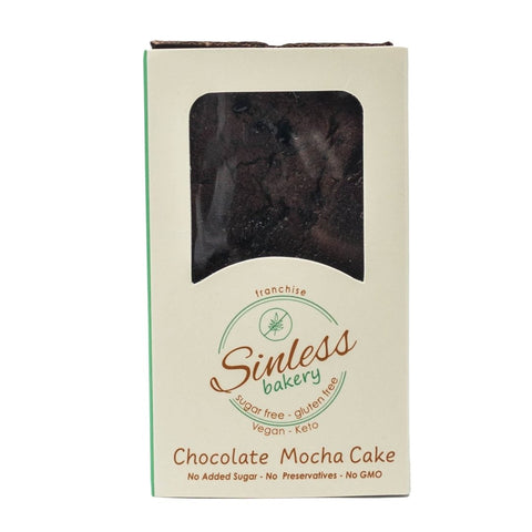Sinless Bakery Gluten Free Chocolate Mocha Cake 74g - QualityFood