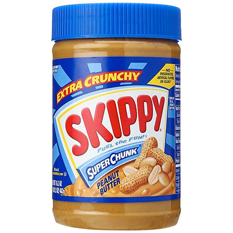 Skippy Peanut Butter Super Chunky 462g - QualityFood