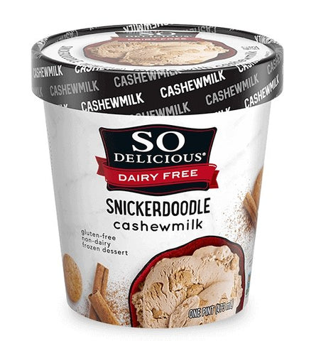 So Delicious Cashew Milk Snickerdoodle Non-Dairy Frozen Dessert 473ml - QualityFood