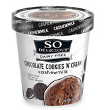 So Delicious Frozen Cashewmilk Chocolate Cookies N Cream 473ml - QualityFood