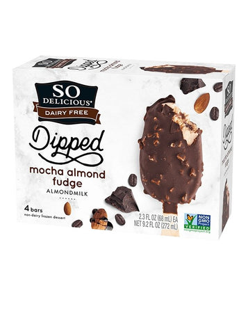So Delicious Frozen Mocha Almond Fudge Bars 272ml - QualityFood