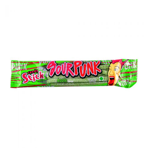 Sour Punk Candy Stick Apple Flavour 40 g - QualityFood