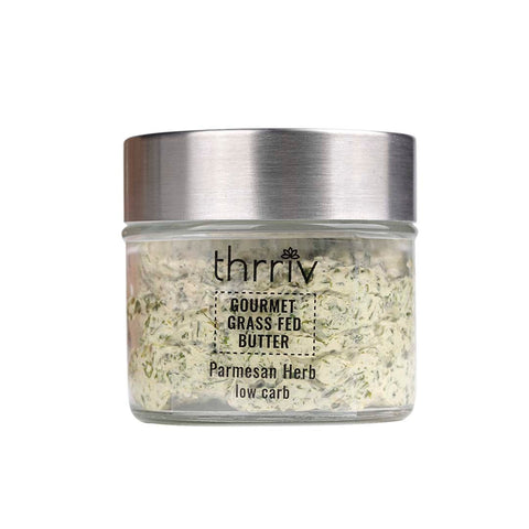 Thrriv Gourmet Grass Fed Butter- Parmesan Herb 50g - QualityFood